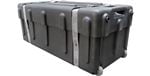 SKB Drum Hardware Case with Wheels Front View